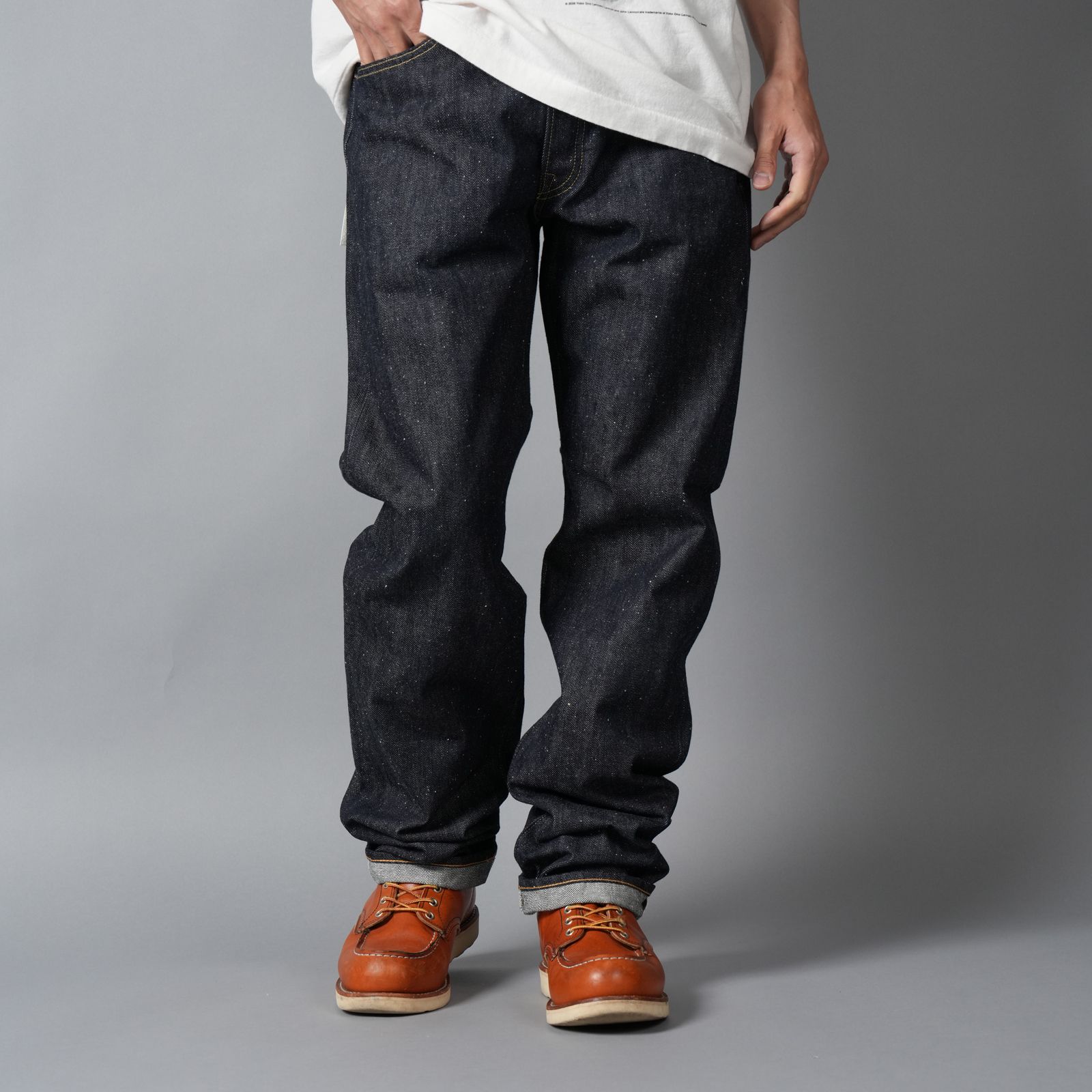 【残りわずか】【コラボ】SM-MK8-0000-C46 / BBJ_DENIM PANTS / REGID / BLUE / ベルベルジン デニムパンツ (リジッド)(ブルー)