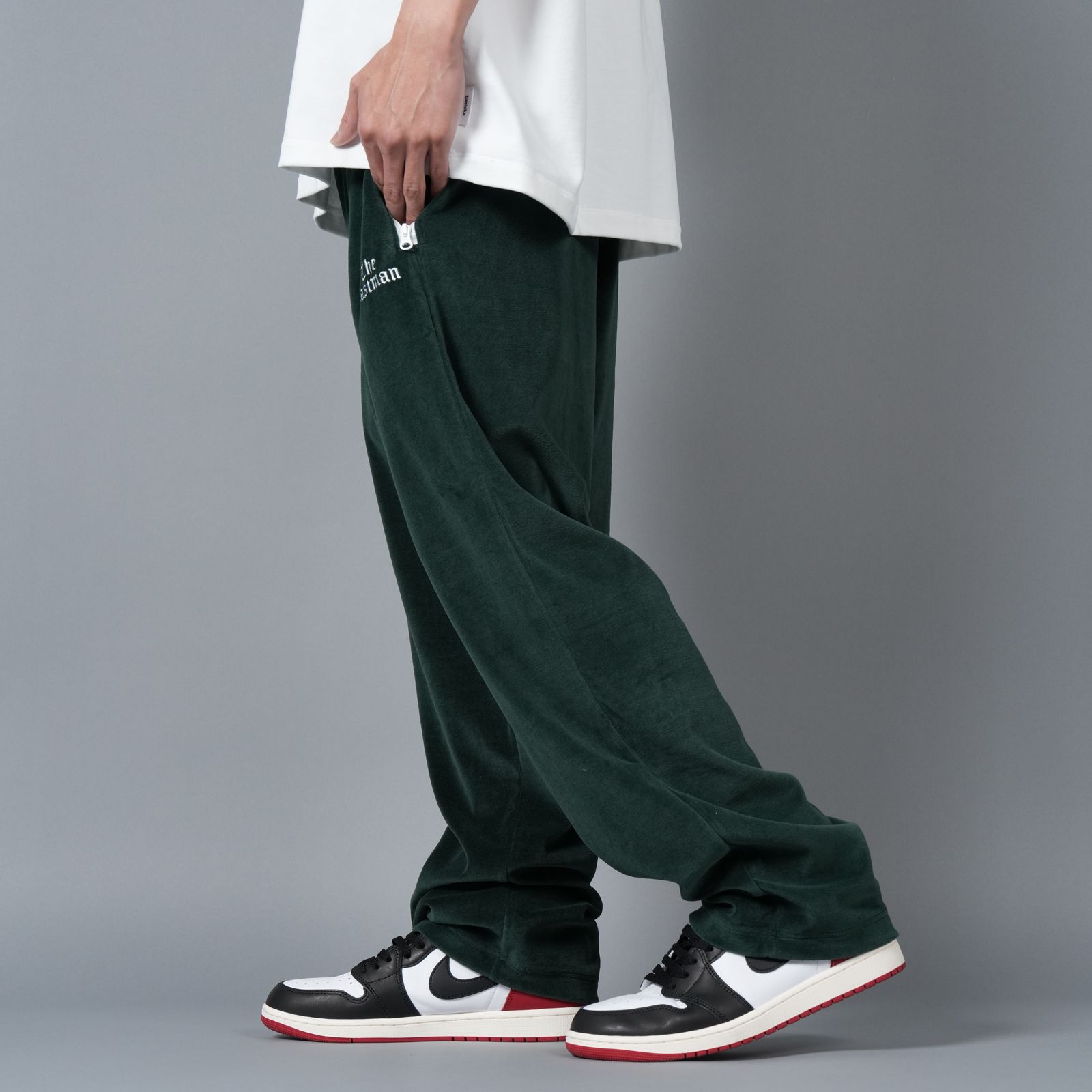 【BADBLOOD】コントラストチェックトラックパンツ - グリーン Needles サイドストライプ トラックパンツ | グリーン | FARFETCH JP