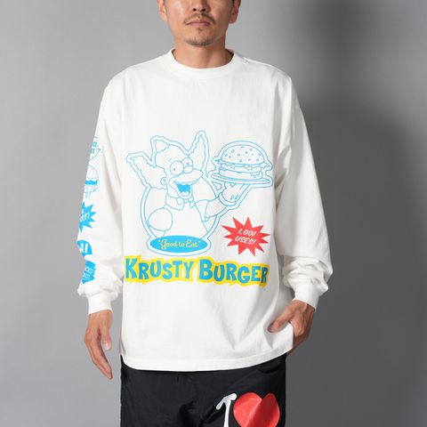 【コラボ】EU-MK8-0000-C028 / EU SP STICKER LS TEE / WHITE / ロンT・カットソー (ホワイト)