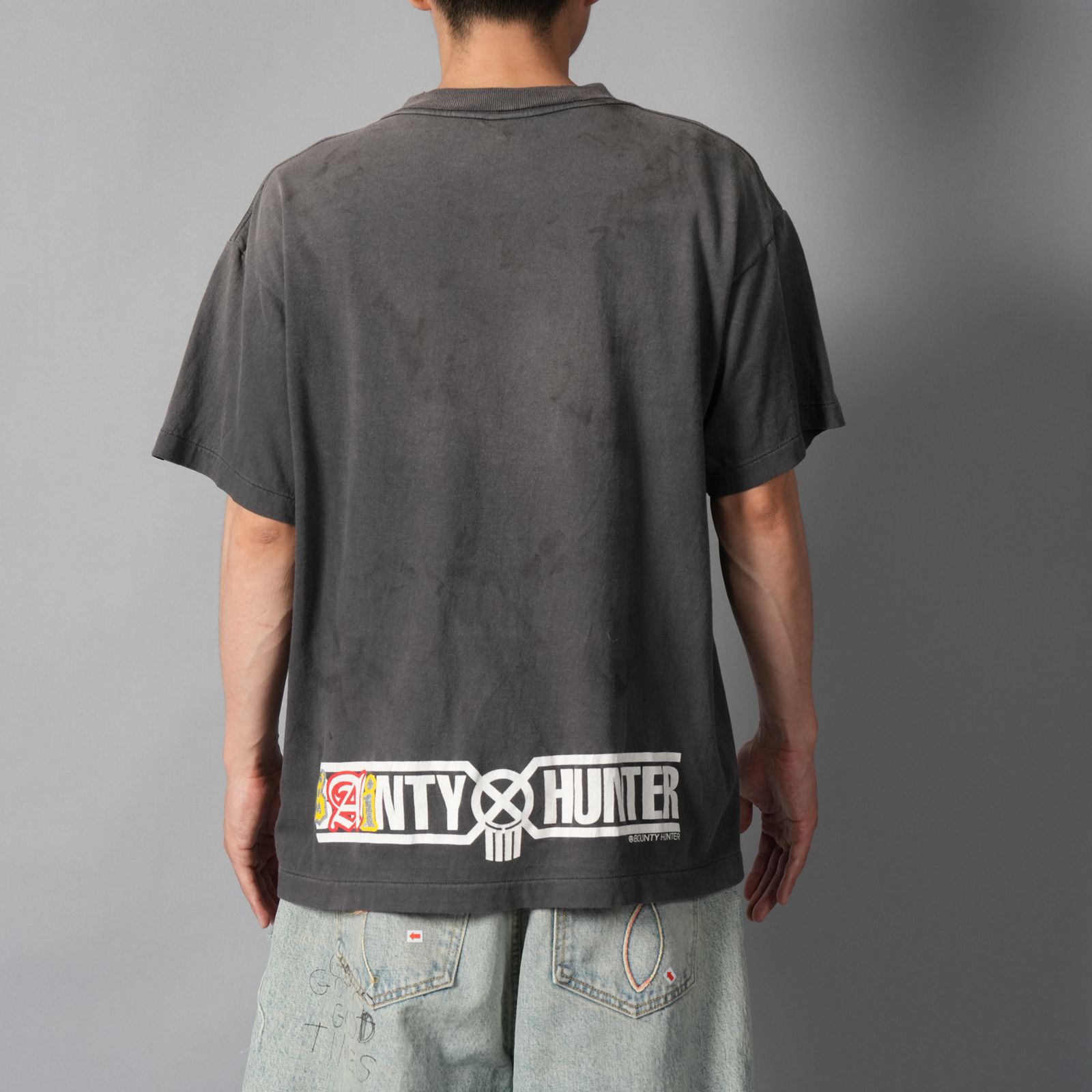【残りわずか】【コラボ】SM-MK8-0000-C29 / BH_SS T-SHIRT / SAINTY HUNTER / BLACK / Tシャツ  (ブラック)