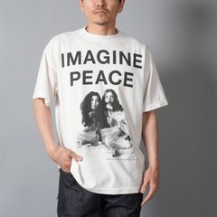 【ラスト1点】【コラボ】SM-MK8-0000-C27 / JL_SS T-SHIRT / IMAGINE PEACE / WHITE / Tシャツ(ホワイト)