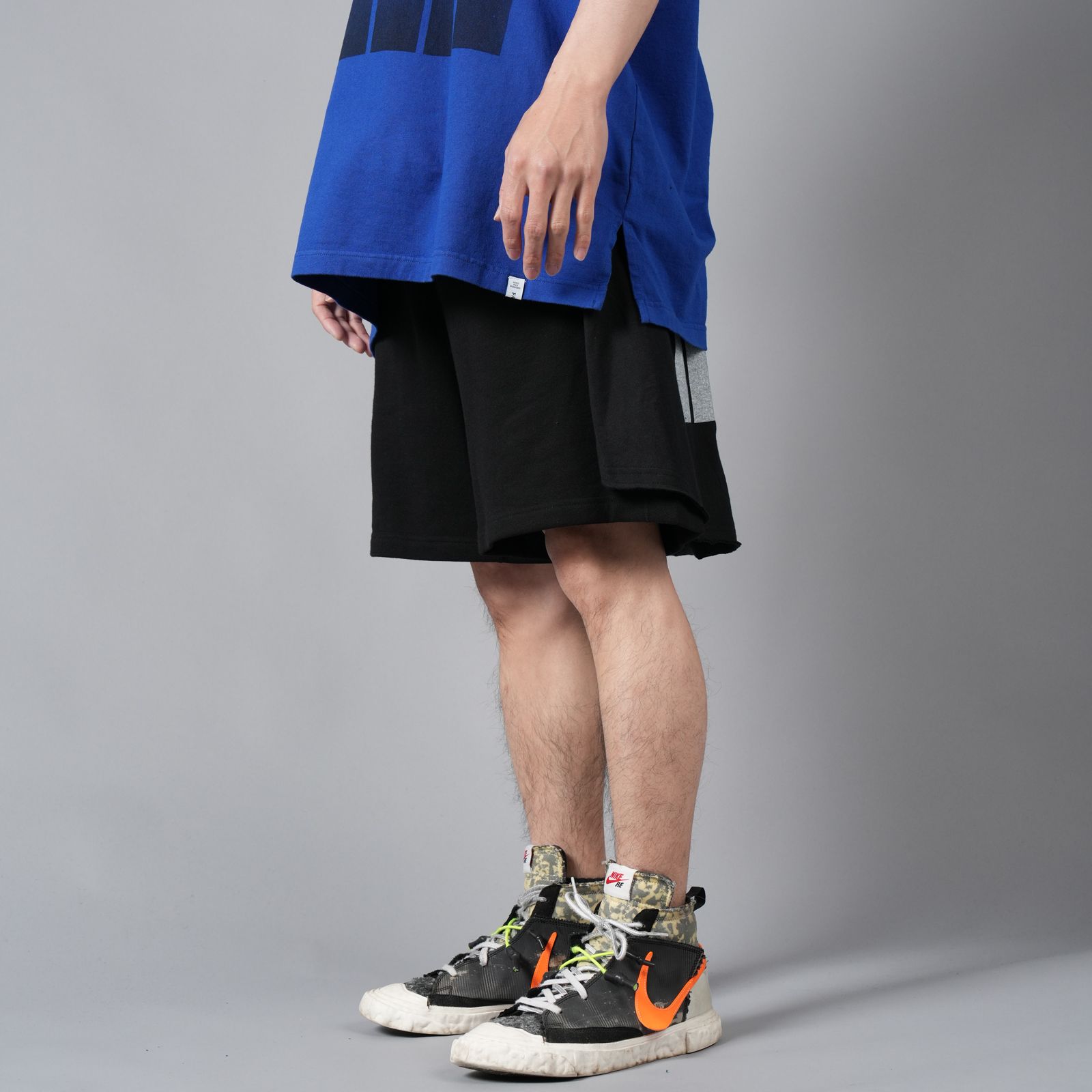 【ラスト1点】7 BARS SWEAT SHORTS / セブンバー スウェットショーツ (ブラック)
