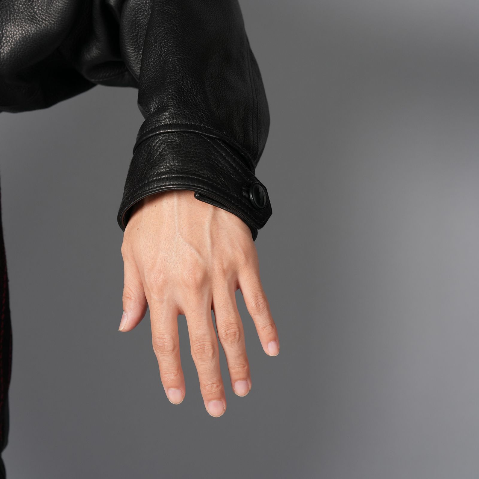 【ラスト1点】Murdoc Leather Jacket / マードックレザージャケット(レッド/ブラック)