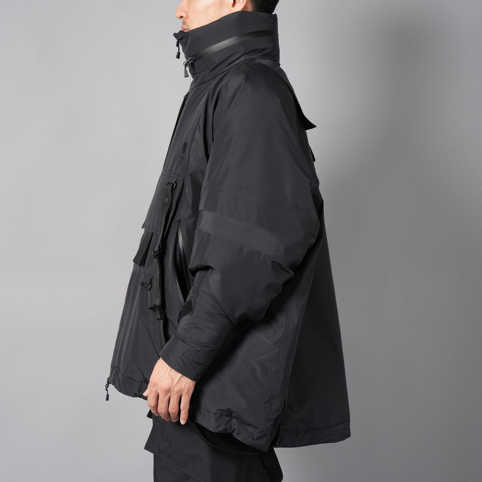 【ラスト1点】【限定】GORE-TEX PRODUCT 40DY/CK 3L x PRIMALOFT COAST GUARD SHELL / ゴアテックス  スリーレイヤー  プリマロフト / ナイロンジャケット (ブラック)