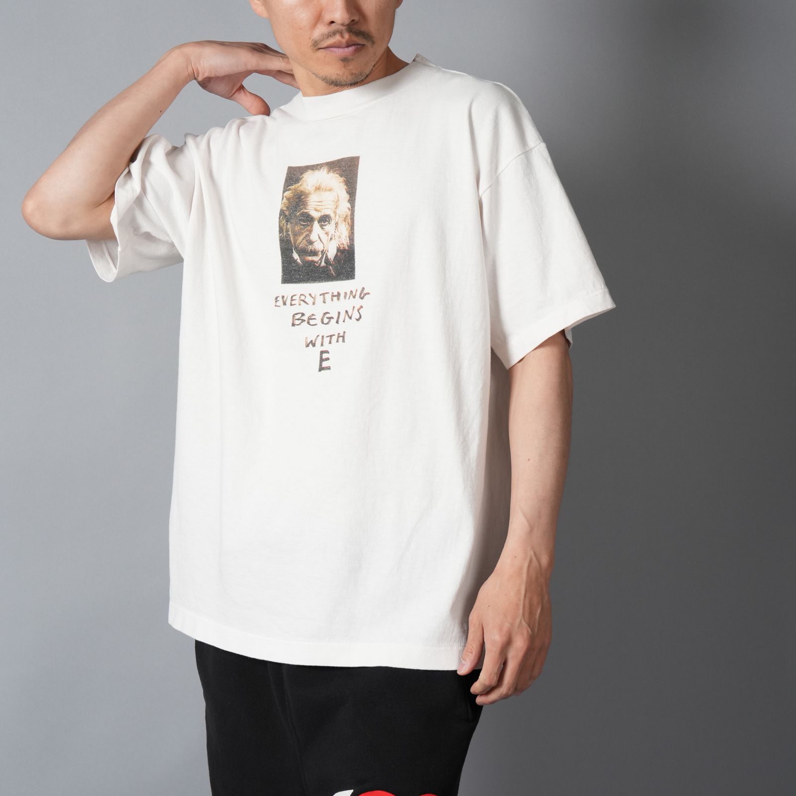 【ラスト1点】【コラボ】SM-MK8-0000-C04 / JR_SS T-SHIRT / E / WHITE / Tシャツ(ホワイト)