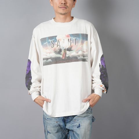 【ラスト1点】SM-YS1-0000-016 / LS TEE / SAINT PICTURES / WH / ロンT・カットソー (ホワイト)