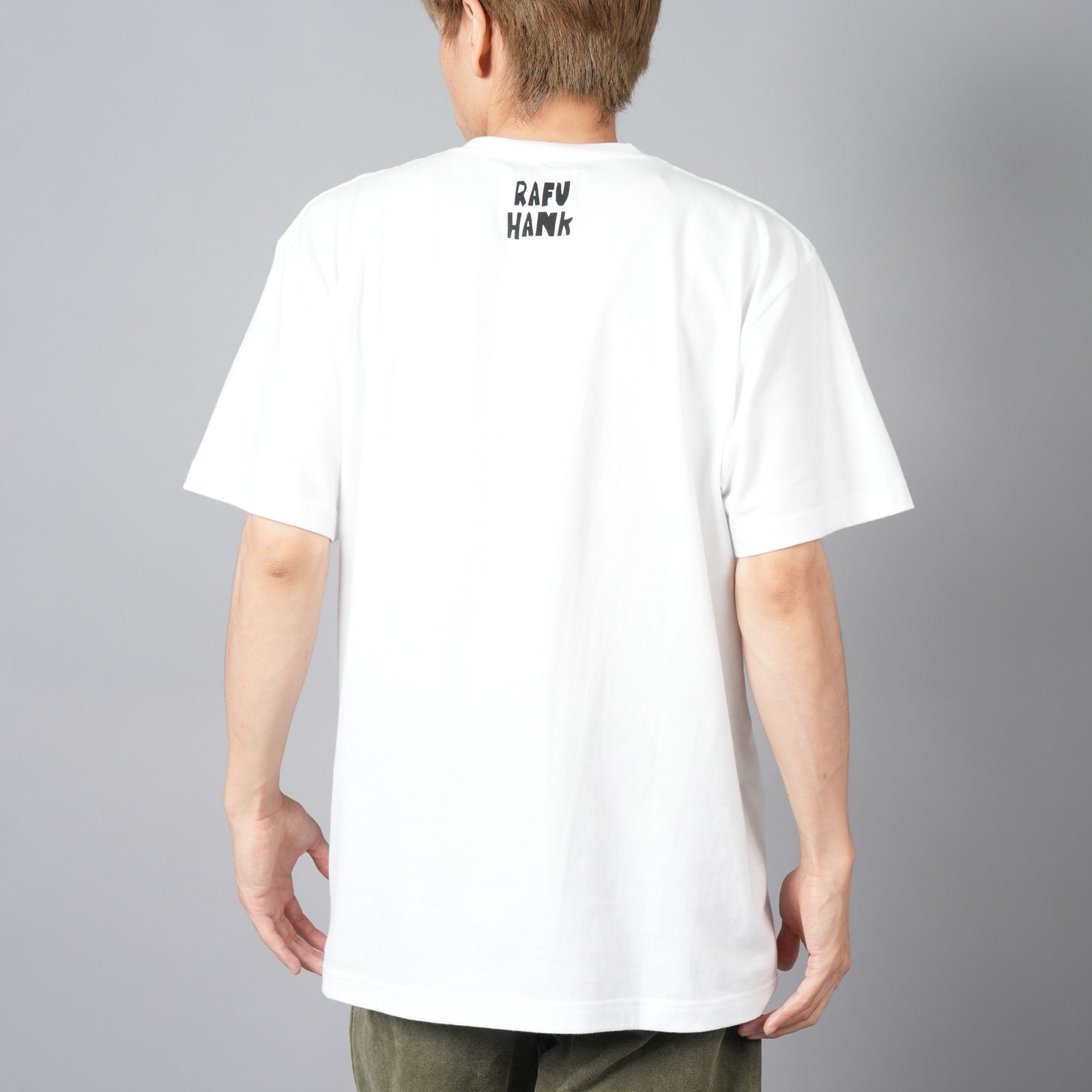 【残りわずか】【限定】Hank × Rafu T-shirt / Tシャツ (ホワイト)