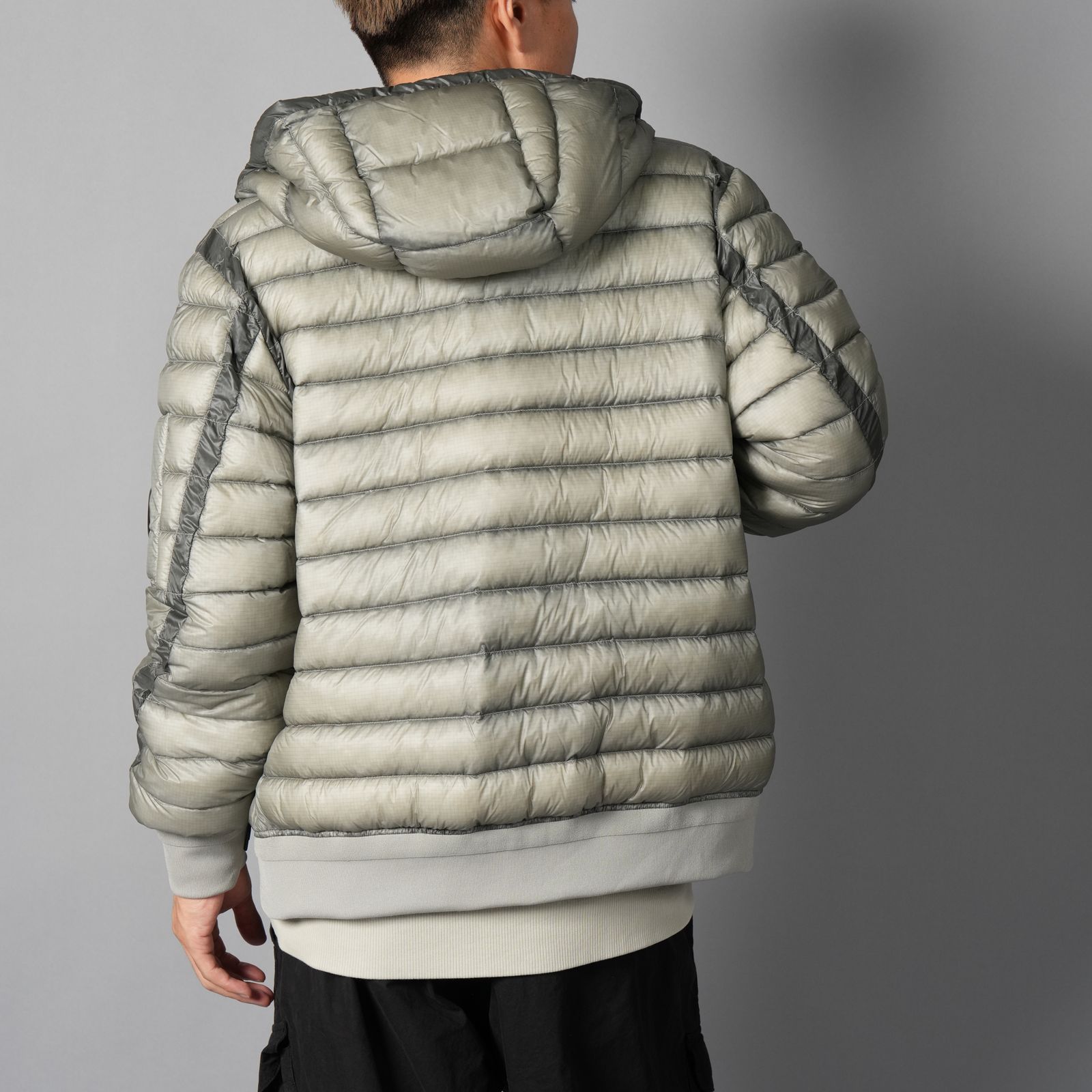 D.D. Shell Hooded Lens Down Jacket / フーデッド レンズ ダウンジャケット (フリントグレー)
