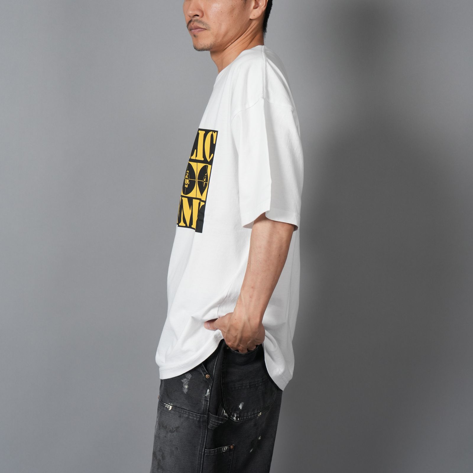 UM25AW-19 / PUBLIC ENEMY / パブリックエネミー / Tシャツ (ホワイト)