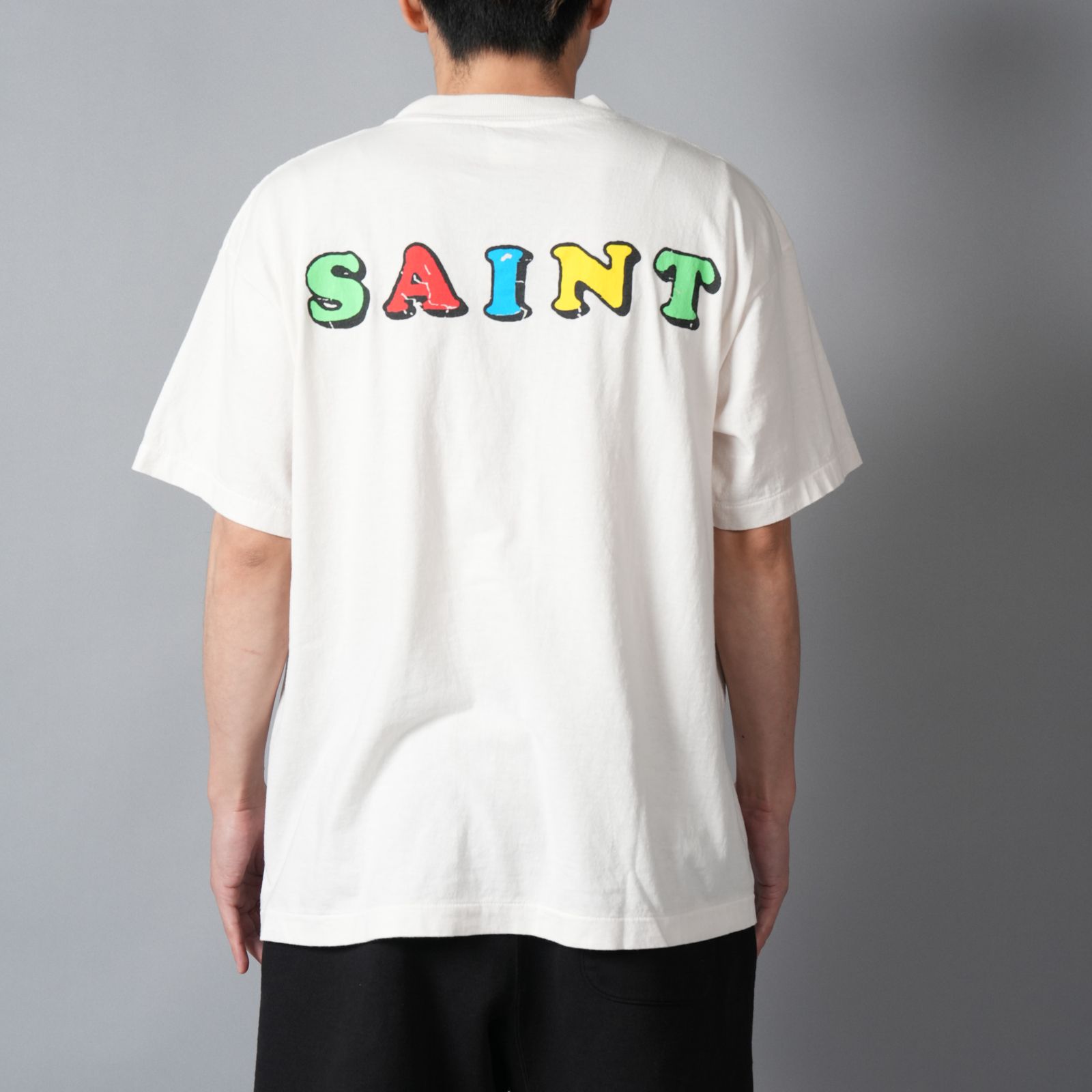 【残りわずか】【コラボ】SM-MK8-0000-C03 / JR_SS T-SHIRT / DESTROY / WHITE / Tシャツ(ホワイト)