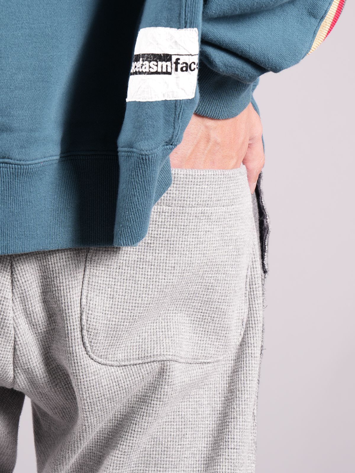 FACETASM - 【ラスト1点】LAYERED WAFFLE SWEAT PANTS