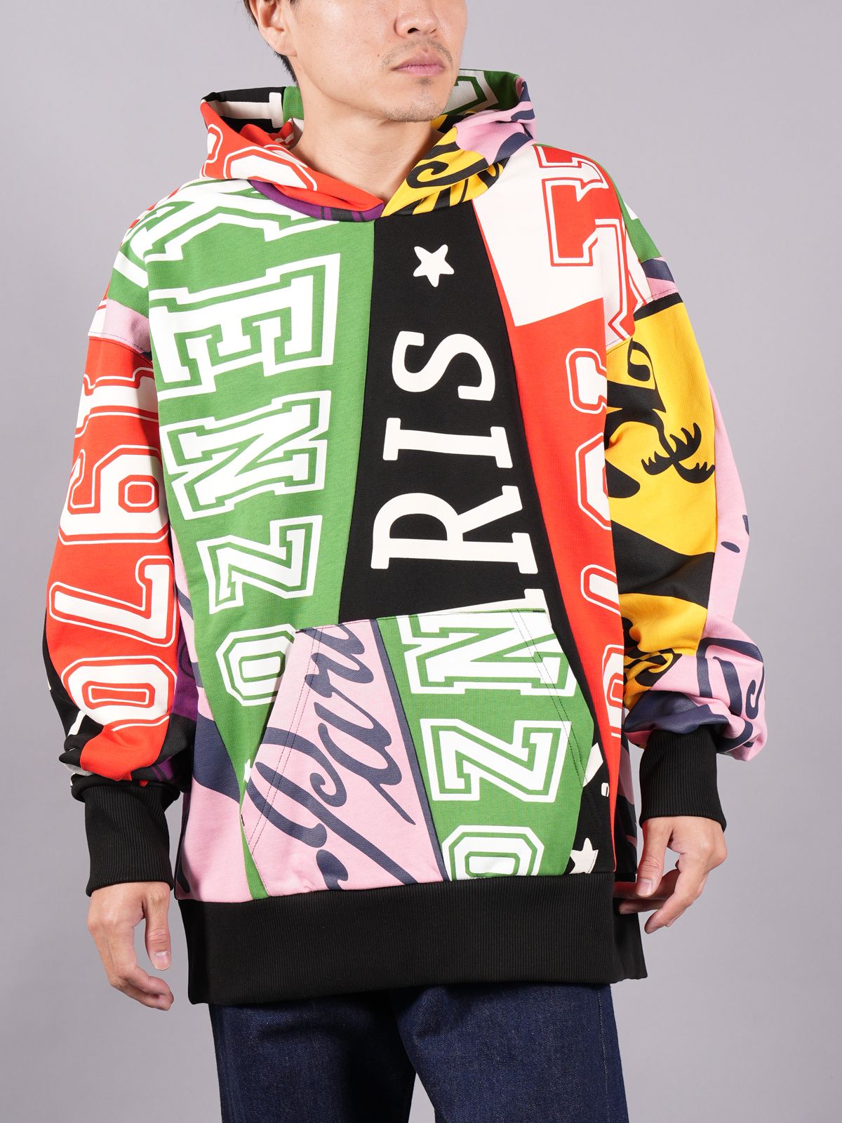 KENZO - 【ラスト1点】 KENZO FLAGS OVERSIZE HOODIE / ケンゾー