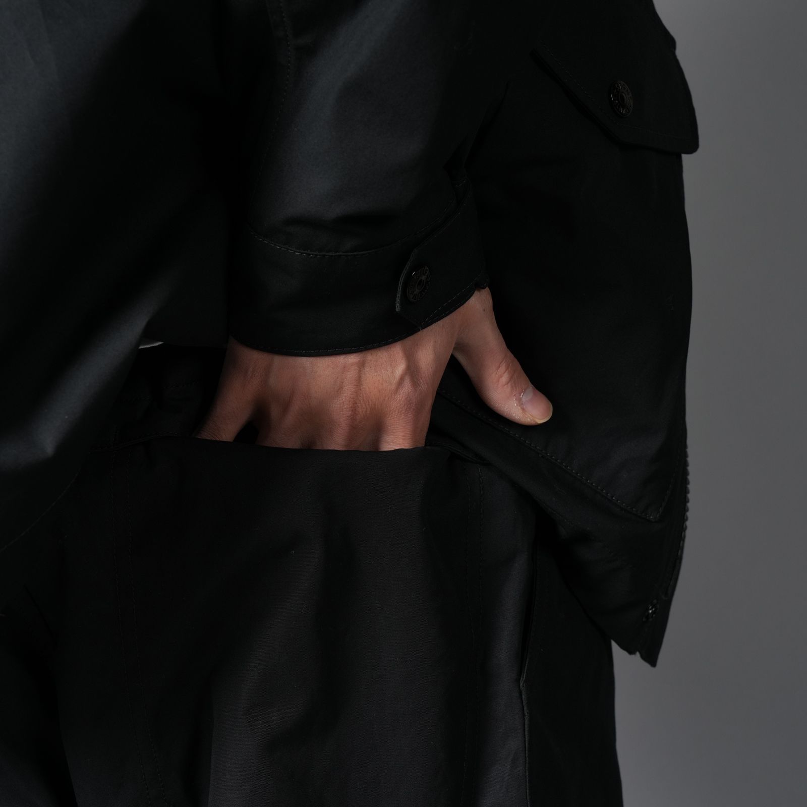 3100017 / ALL-WEATHER COTTON CANVAS_S.I. GHOST / カーゴパンツ (ブラック)