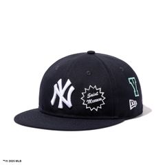 【ラスト1点】【コラボ】SM-HR8-0000-C50 / NE_CAP / YANKEES / NAVY / スナップバック (ネイビー)