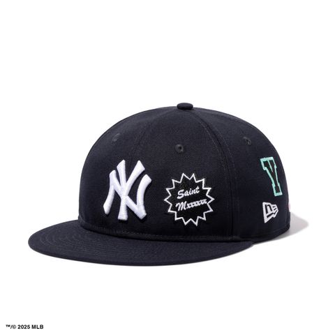 【ラスト1点】【コラボ】SM-HR8-0000-C50 / NE_CAP / YANKEES / NAVY / スナップバック (ネイビー)