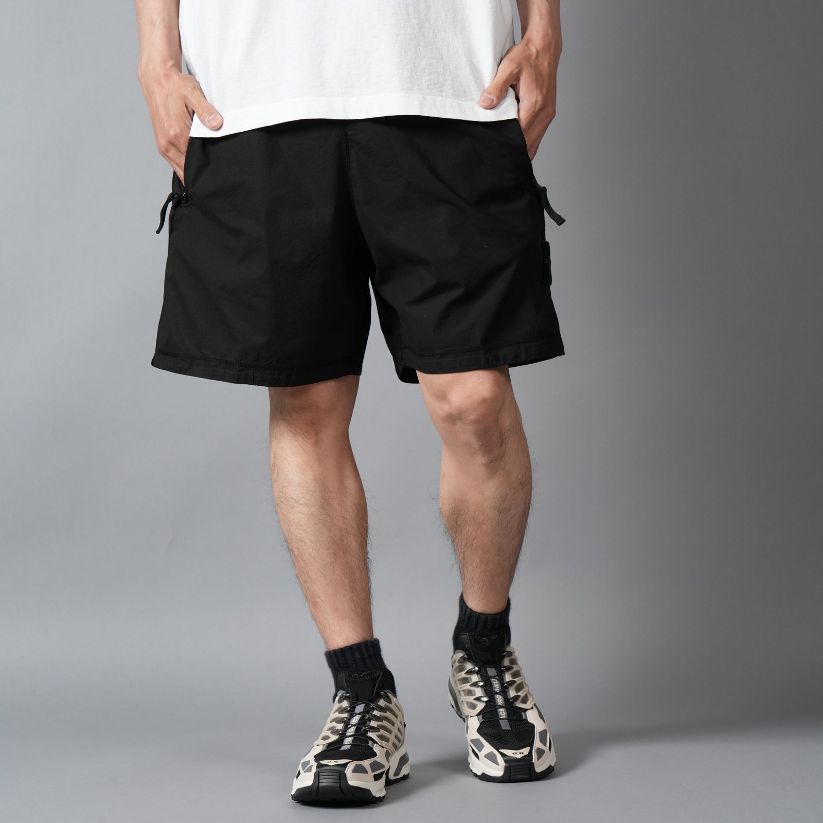 L100019 / CARGO SHORTS / カーゴショーツ (ブラック)
