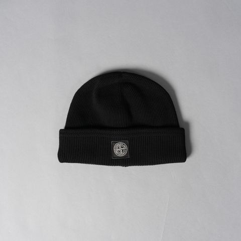 【再入荷】 N100102 / N100002 / RIBBED SOFT ORGANIC COTTON / ニットキャップ (ブラック)
