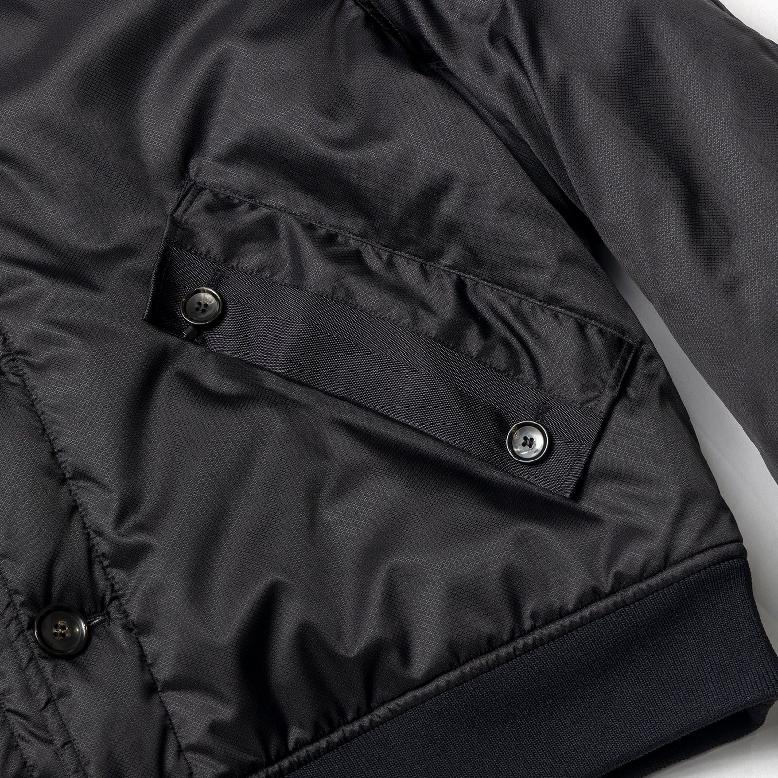 WR REAMIDE DOBBY FLIGHT JACKET  / フライトジャケット (ブラック)