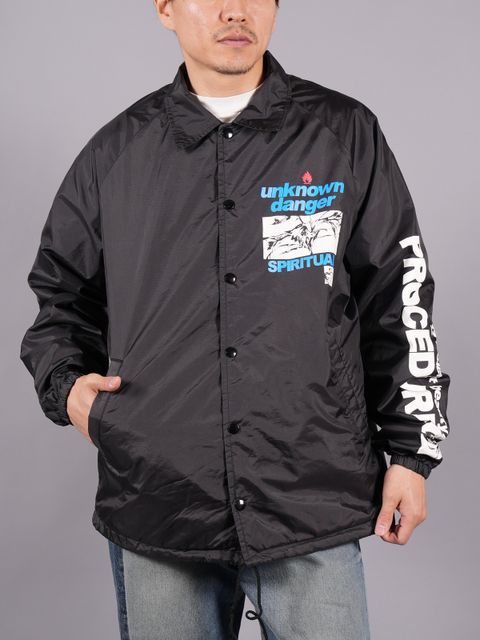 【ラスト1点】 SM-S23-0000-066 / COACH JACKET / UNKNOW / コーチジャケット (ブラック)