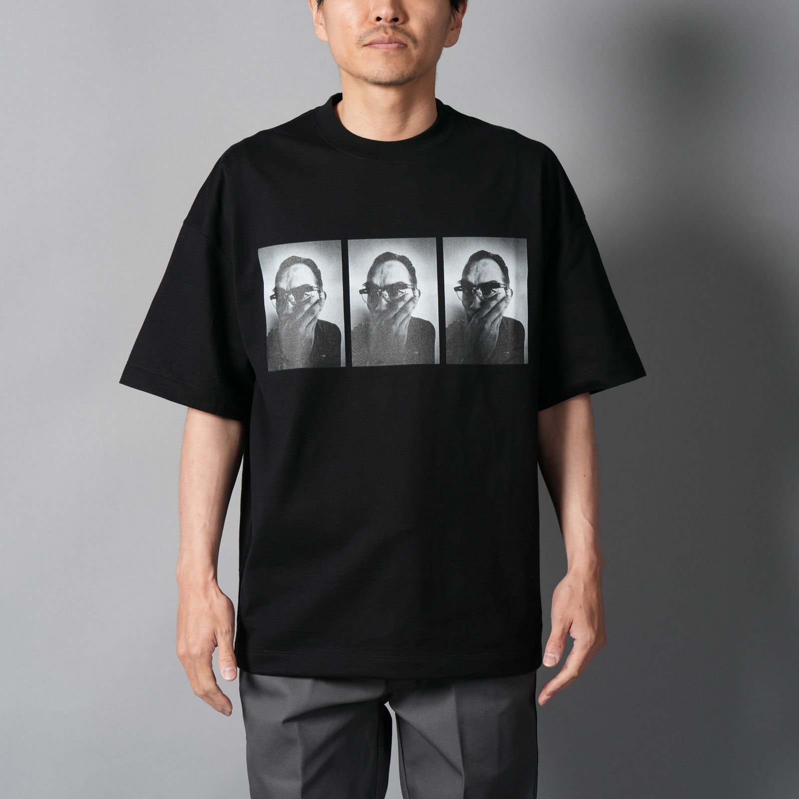 【YASUHIRO ISHIMOTO】T-SHIRT / Tシャツ(ブラック)