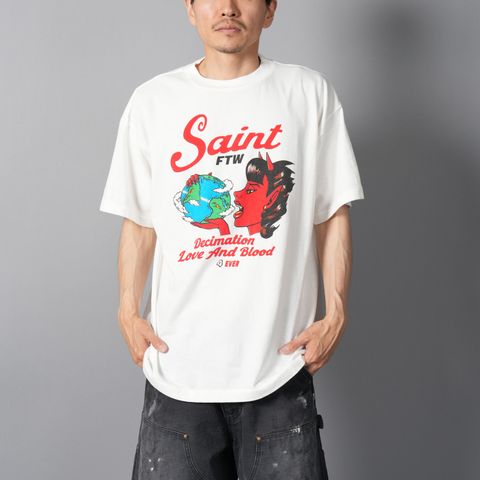 SM-HR1-0000-023 / SS TEE / SAINT DEVIL / WHITE / Tシャツ (ホワイト)