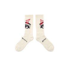 【残りわずか】SM-HR8-0000-102 / SOCKS / EYE / ECRU / ソックス アイ (エクリュ)