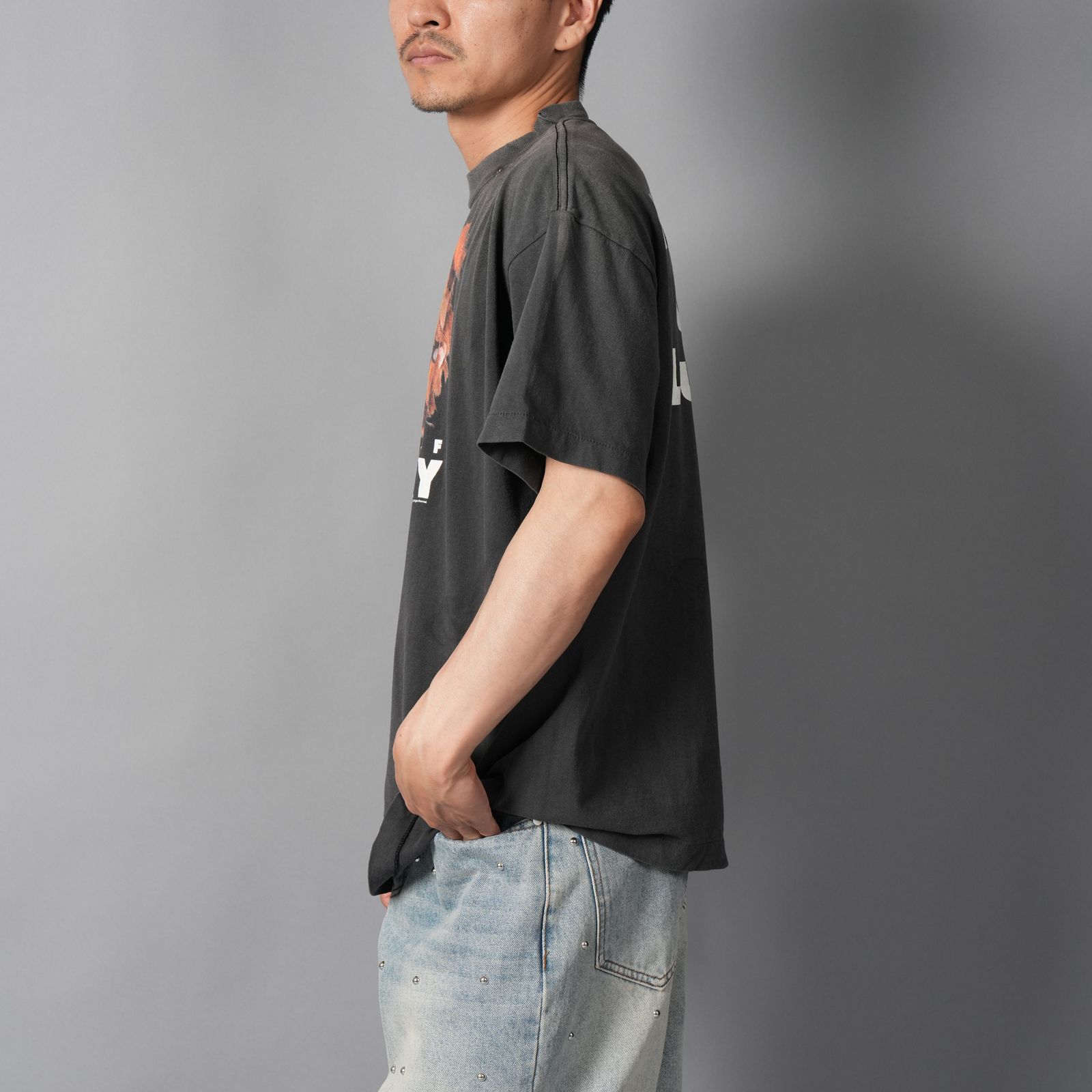【残りわずか】【コラボ】SM-MK1-0000-C67 / CKY_SS T-SHIRT / SAINT / BLACK / Tシャツ  (ブラック)