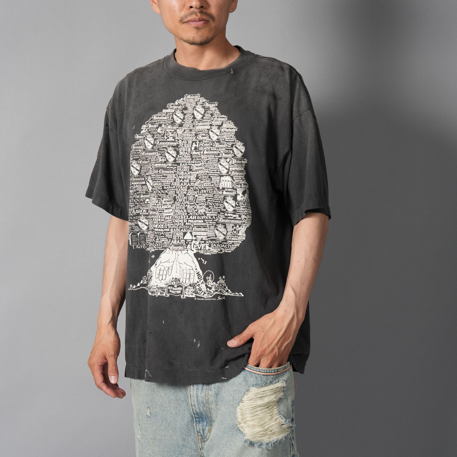 【残りわずか】SM-MK8-0000-001 / SS T-SHIRT / TREE / BLK /  Tシャツ  (ブラック)