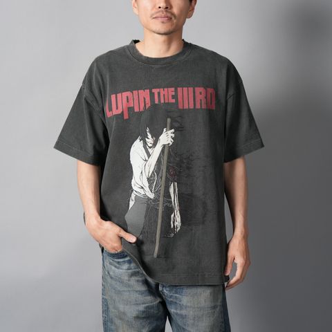【ラスト1点】[LUPIN THE IIIRD]  S/S T-Shirt  (GOEMON)  / Tシャツ (ブラック)