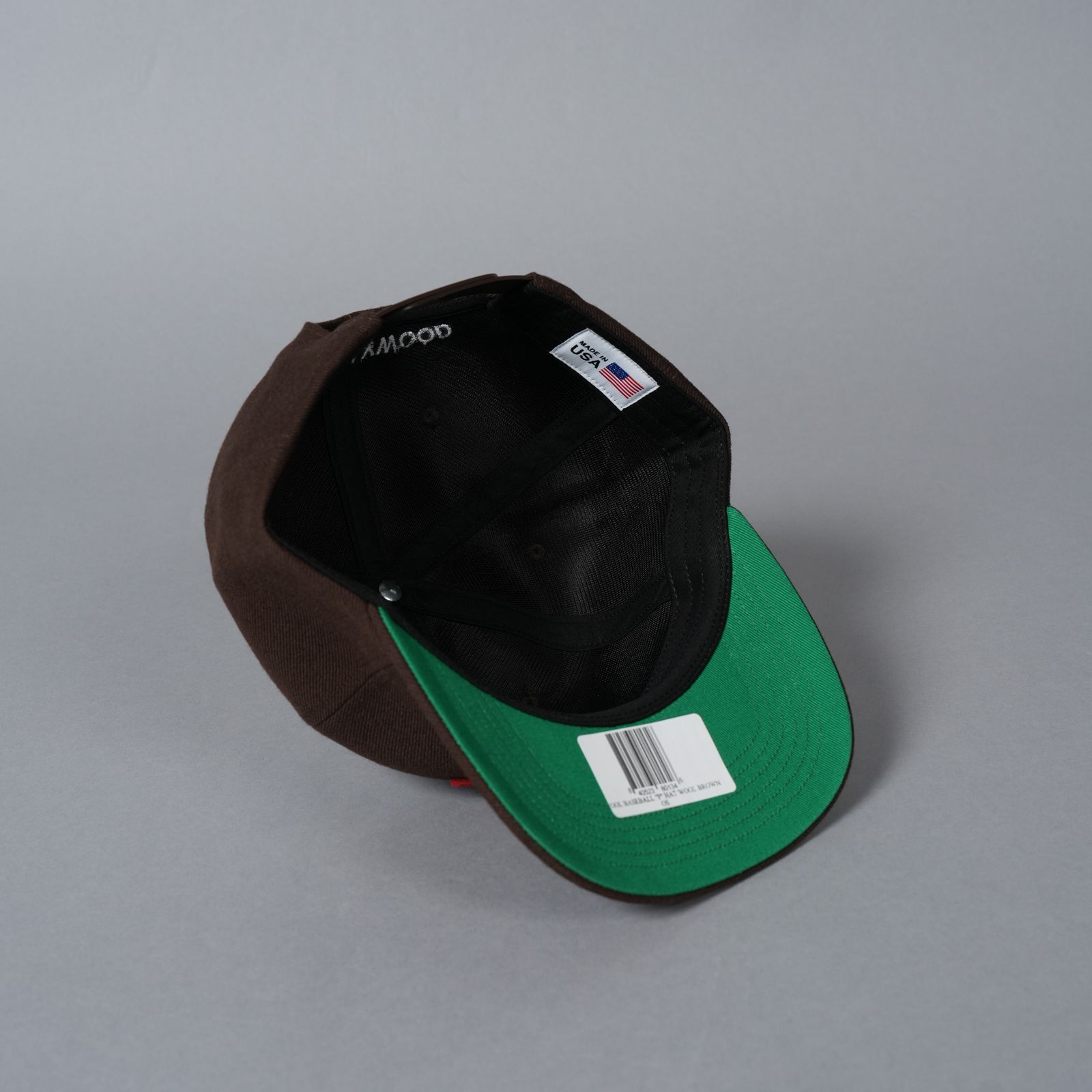 WOOL BASEBALL ''P'' HAT / キャップ (ブラウン)