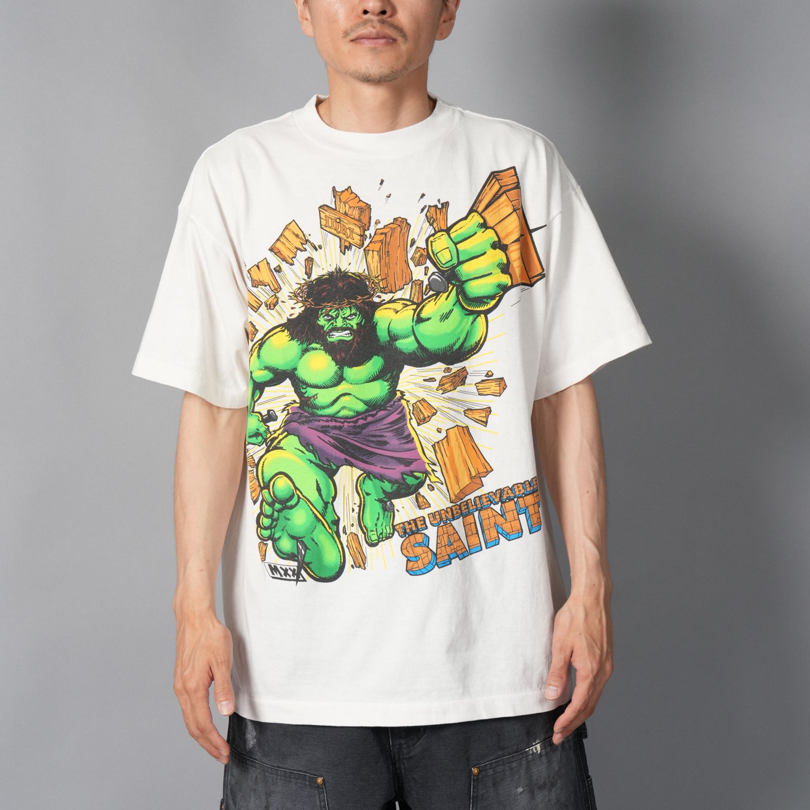 【残りわずか】SM-HR1-0000-024 / SS TEE / GRENMAN / WHITE / Tシャツ (ホワイト)