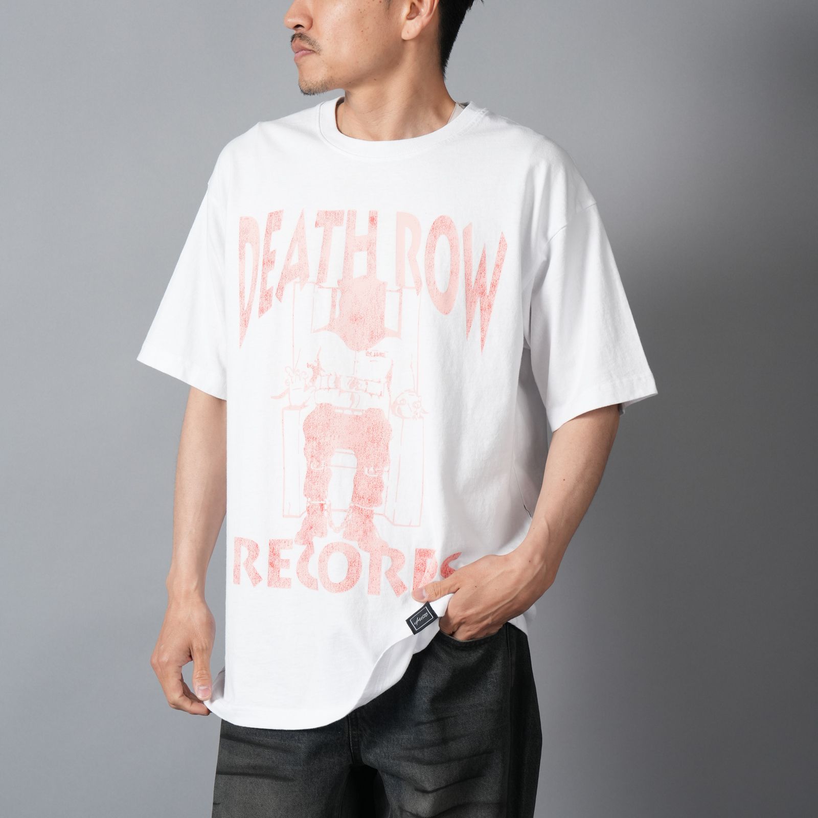 【ラスト1点】UIZZ-22633 / DEATHROW / デスロウ / Tシャツ (ホワイト)