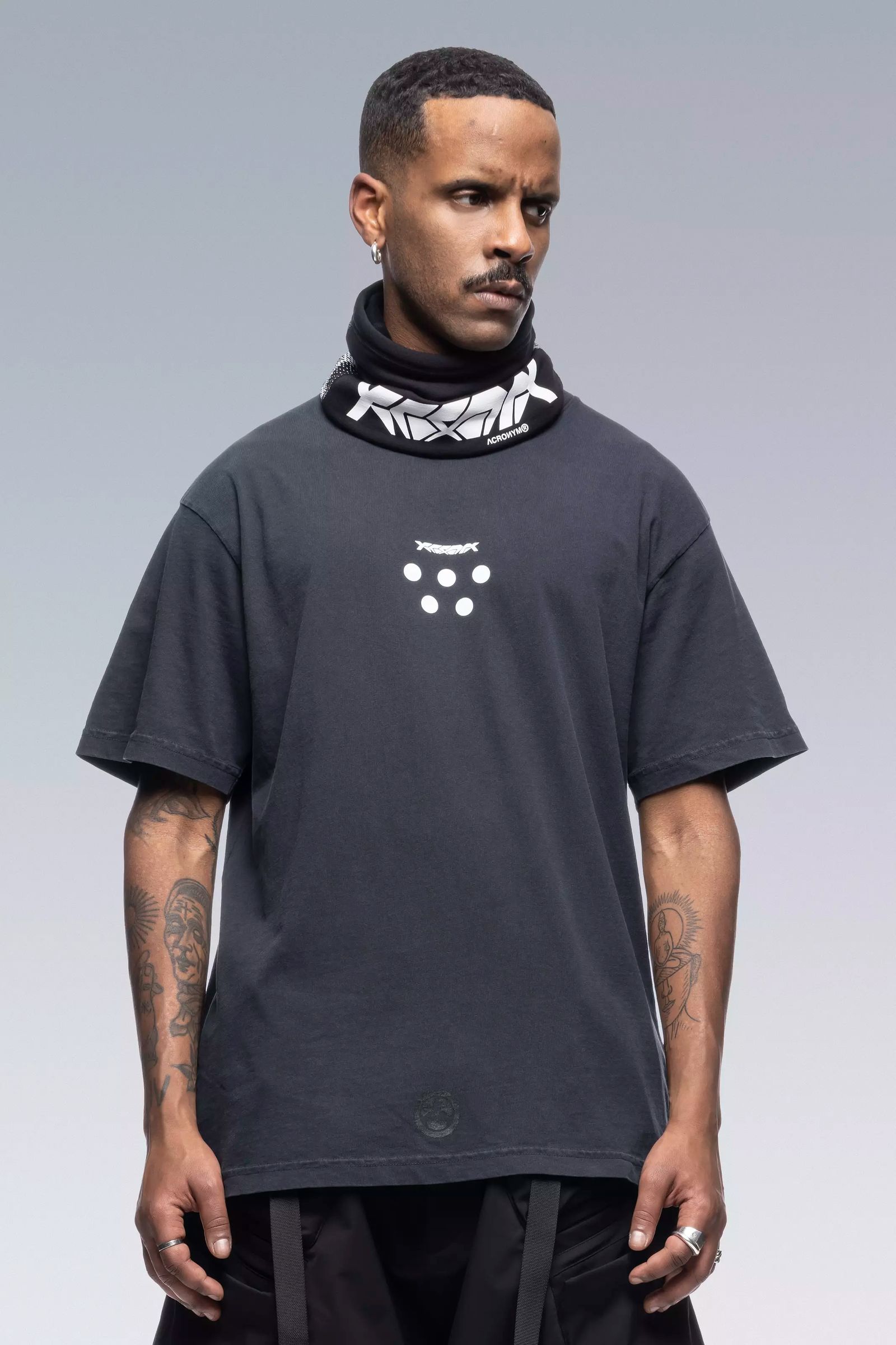 NG1-PS / Retroreflective Powerstretch Neck Gaiter Gen. 1 Next To Skin (NTS) / ネックゲイター [ストレッチ入り] (ブラック)