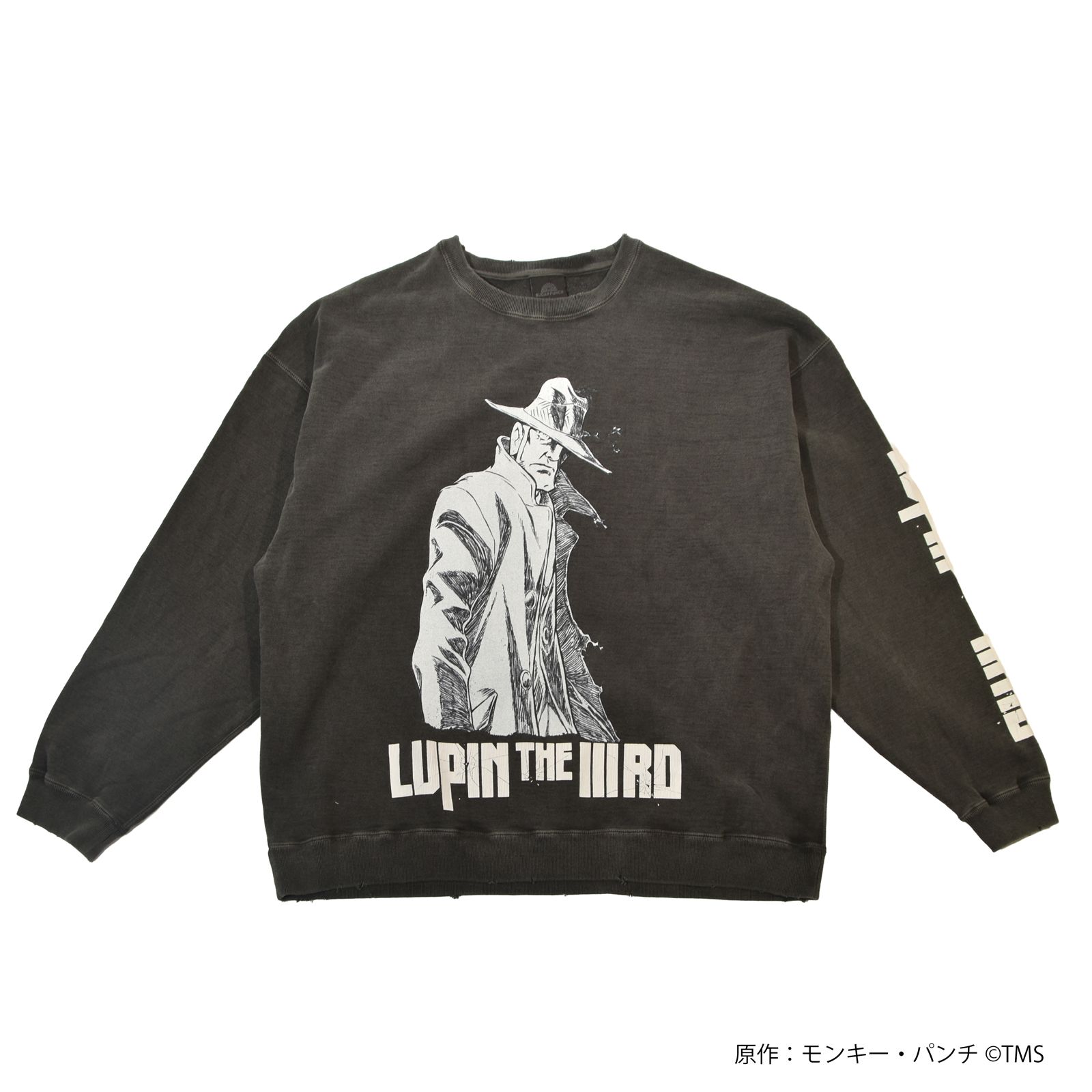 [LUPIN THE IIIRD]  Sweat  (ZENIGATA/LUPIN) / スウェット・トレーナー (ブラック)