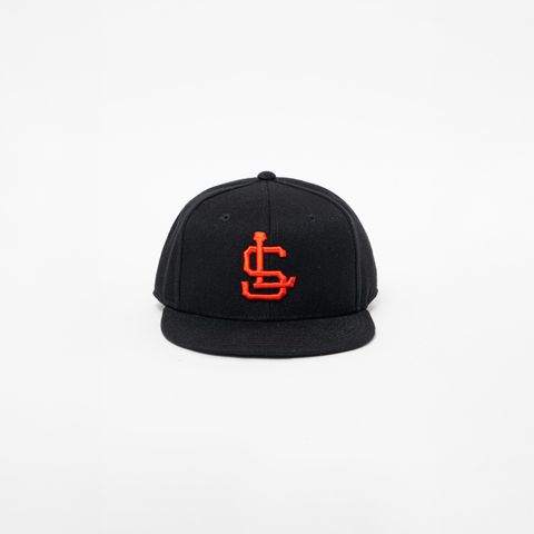 BASEBALL CAP "LS" / ベースボールキャップ (ブラック)