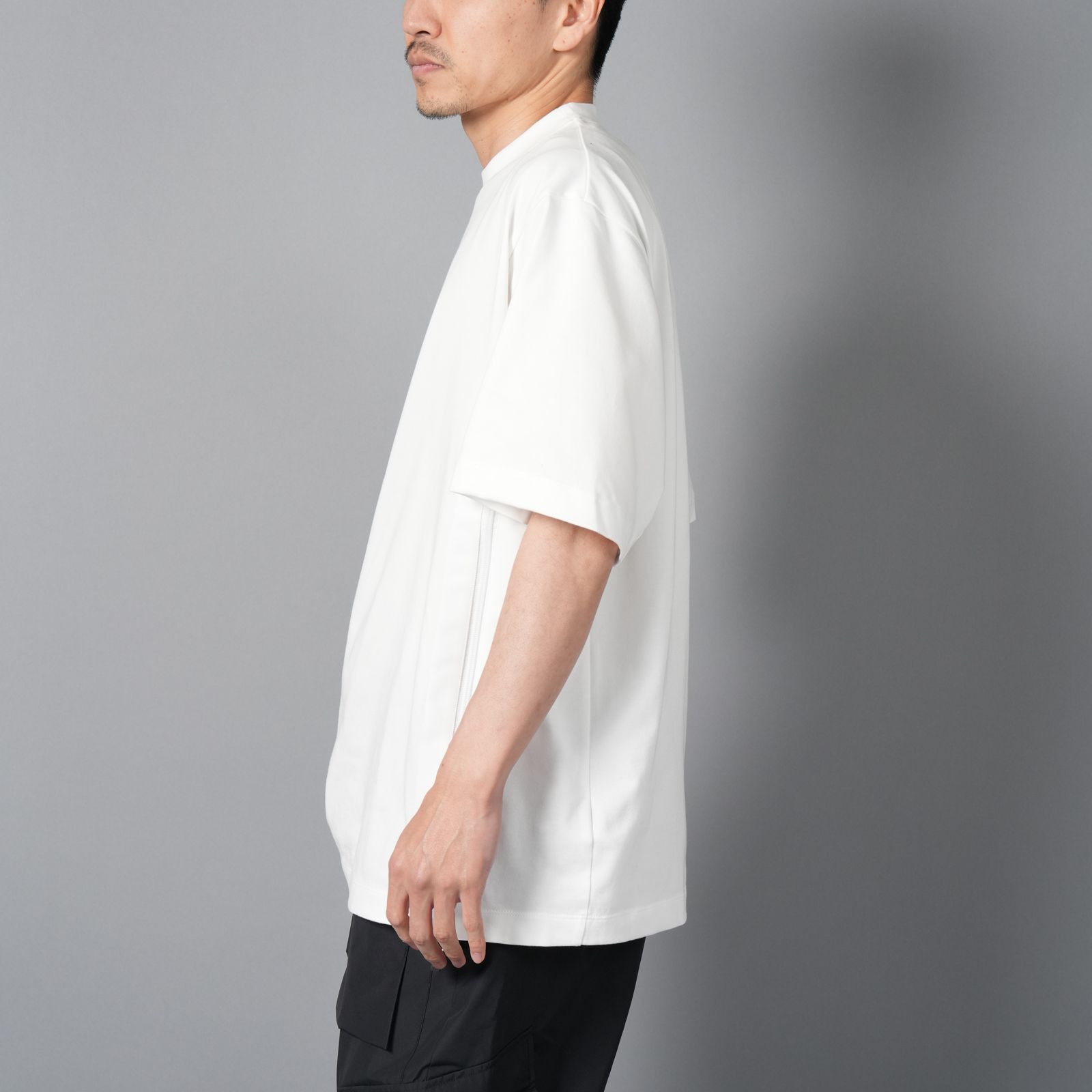 【コラボ】HYBRID PLATING COTTON POLYESTER SHORT T-SHIRT / Tシャツ (ホワイト)