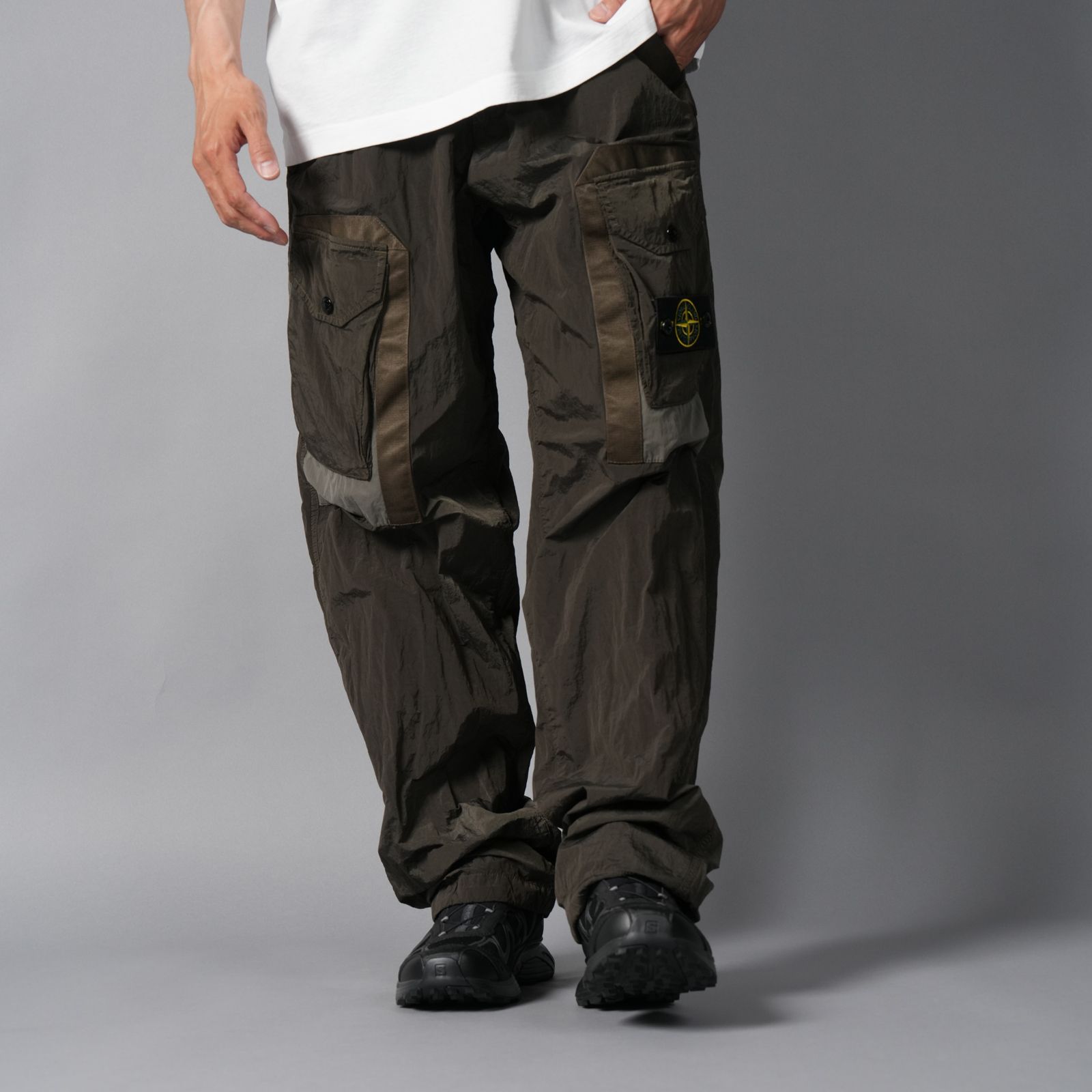 3100010 / CARGO PANTS 【NYLON METAL】【LOOSE FIT】 (コールグレー)
