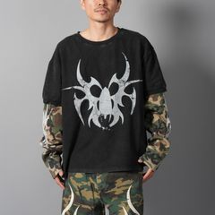 Roach Layered Longsleeve / ローチ レイヤード ロングスリーブ (ヴィンテージブラック/チェーンソー)
