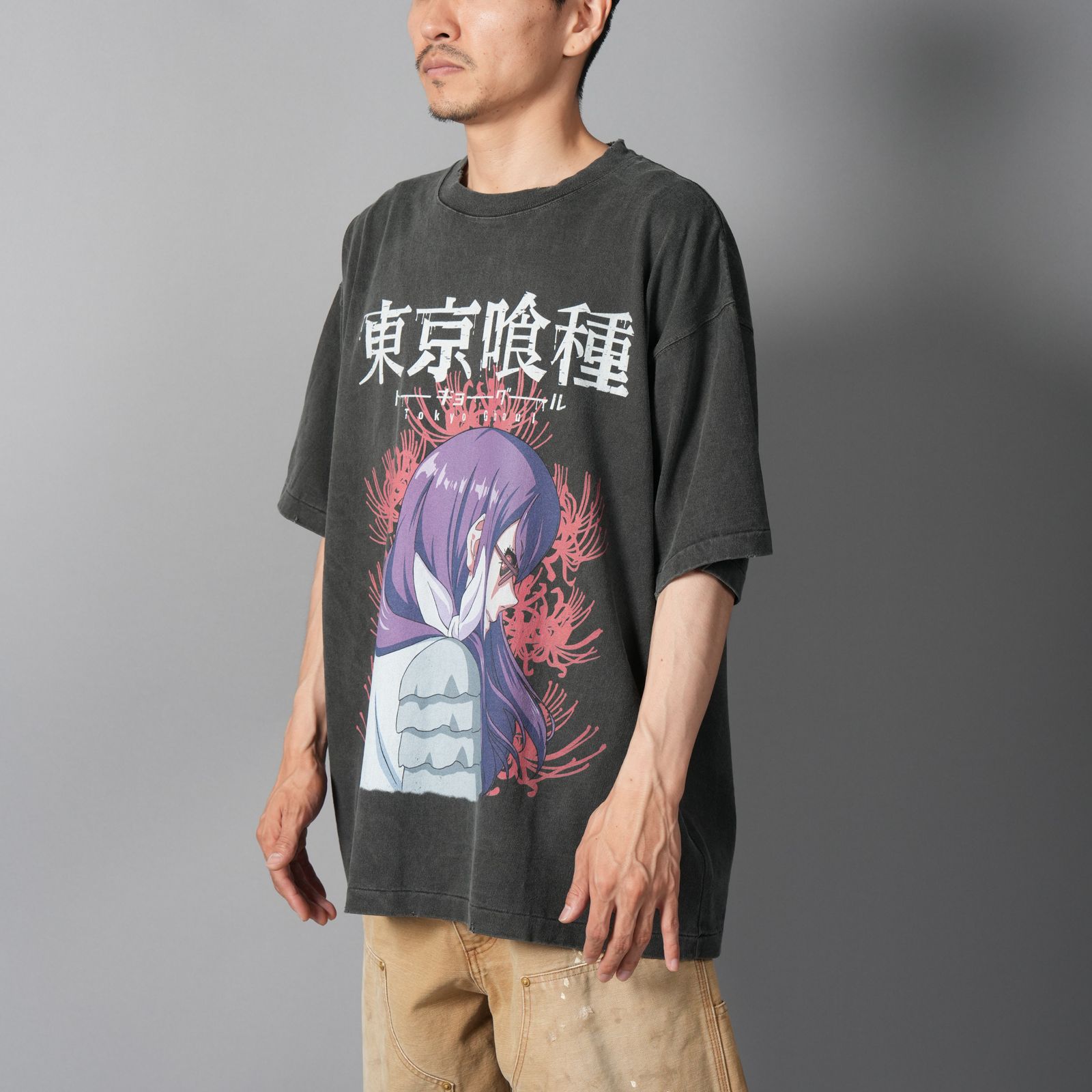 【残りわずか】[東京喰種]  TTGM25SM007 / S/S T-Shirt  (LIZE)  / Tシャツ (ブラック)