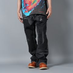 【残りわずか】SM-YS1-0000-067 / DOUBLE KNEE / DACK / BLACK / ダブルニー ワークパンツ (ブラック)
