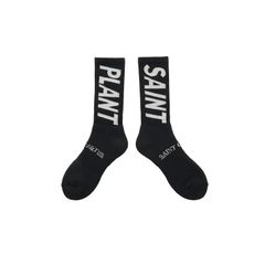 【残りわずか】【コラボ】SM-YS1-0000-C14 / CP_SOCKS / SNT PLANT / BLACK / ソックス  (ブラック)