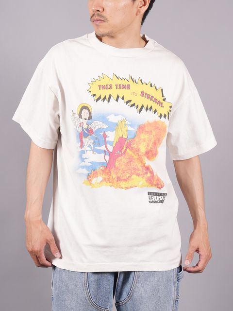 【ラスト1点】SM-A23-0000-004 / TIME IS ETRNL / Tシャツ  (ホワイト)