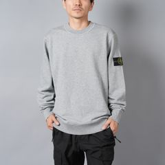 【ラスト1点】【定番商品】 63051 / BRUSHED COTTON FLEECE / トレーナー / クルーネックスウェット 【ガーメントダイ】  (グレー)
