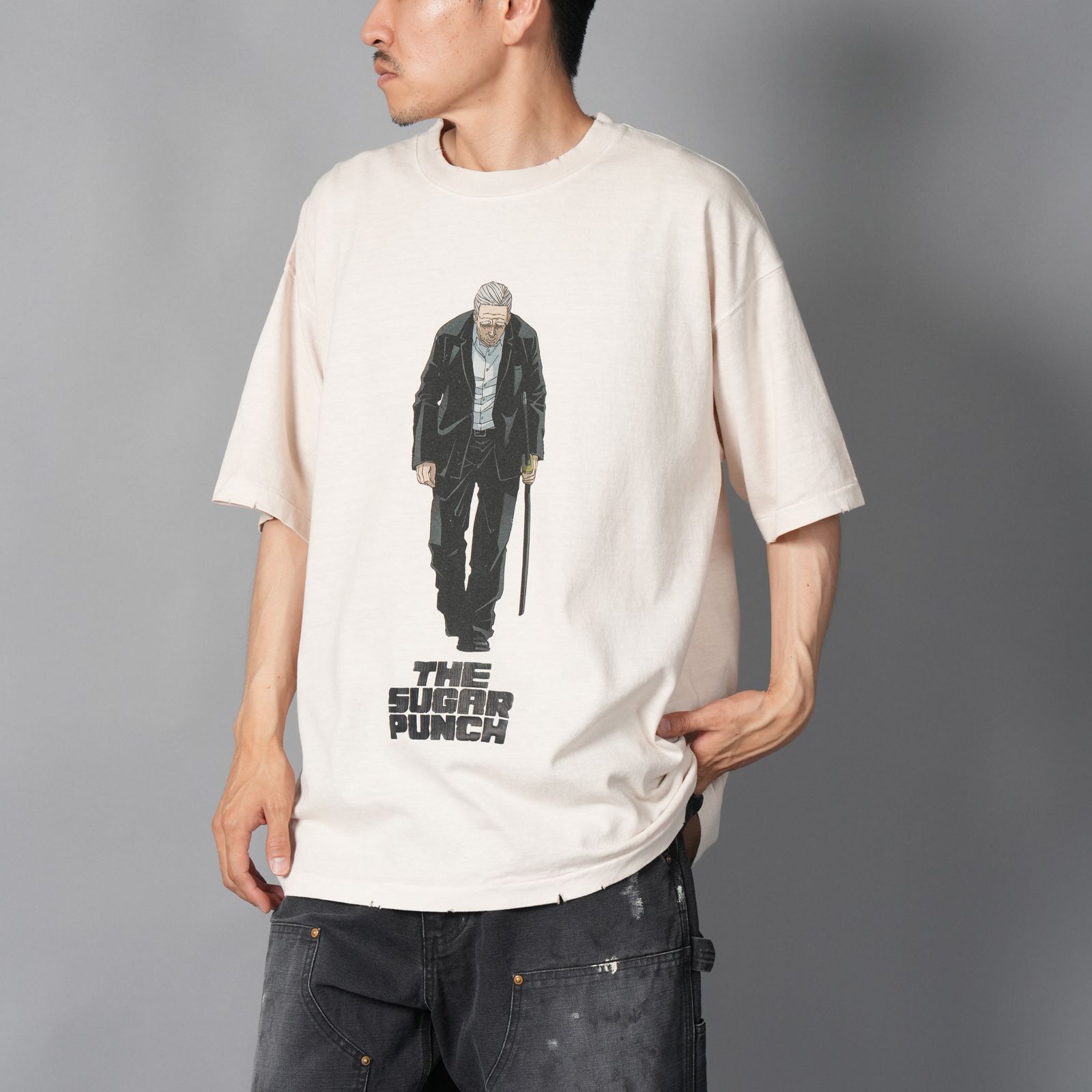 【残りわずか】[SAKAMOTODAYS]  TSDM25SM016 / S/S T-Shirt  (TAKAMURA)  / Tシャツ (ホワイト)