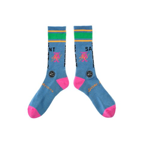 【コラボ】SM-MK8-0000-C14 / SW_SOCKS / SAINT SW / BLUE / ソックス (ブルー)