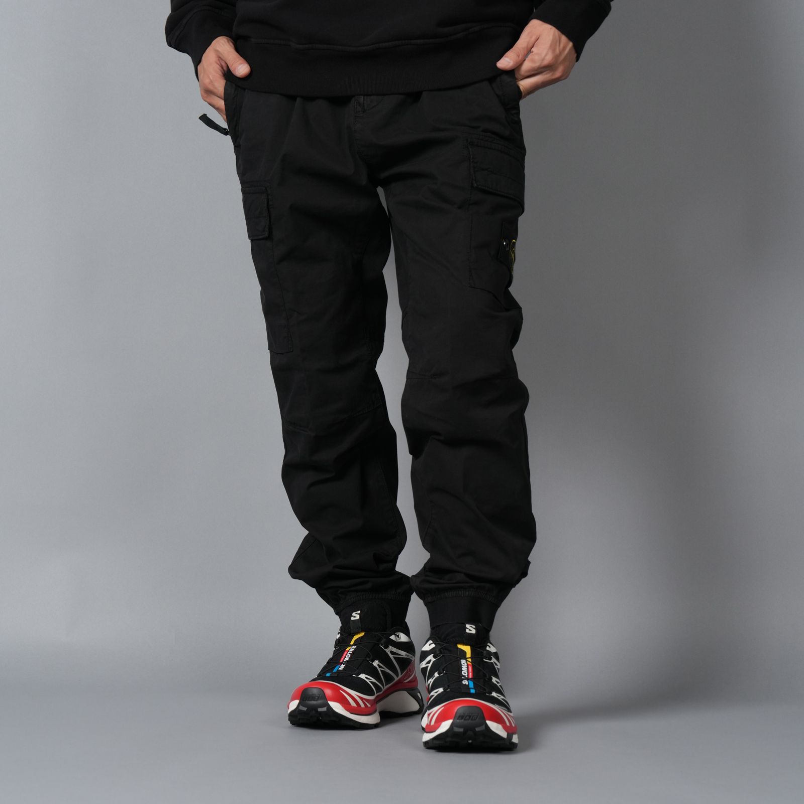 3100031 SUPIMA® COTTON TWILL STRETCH-TC [レギュラーフィット](ブラック)
