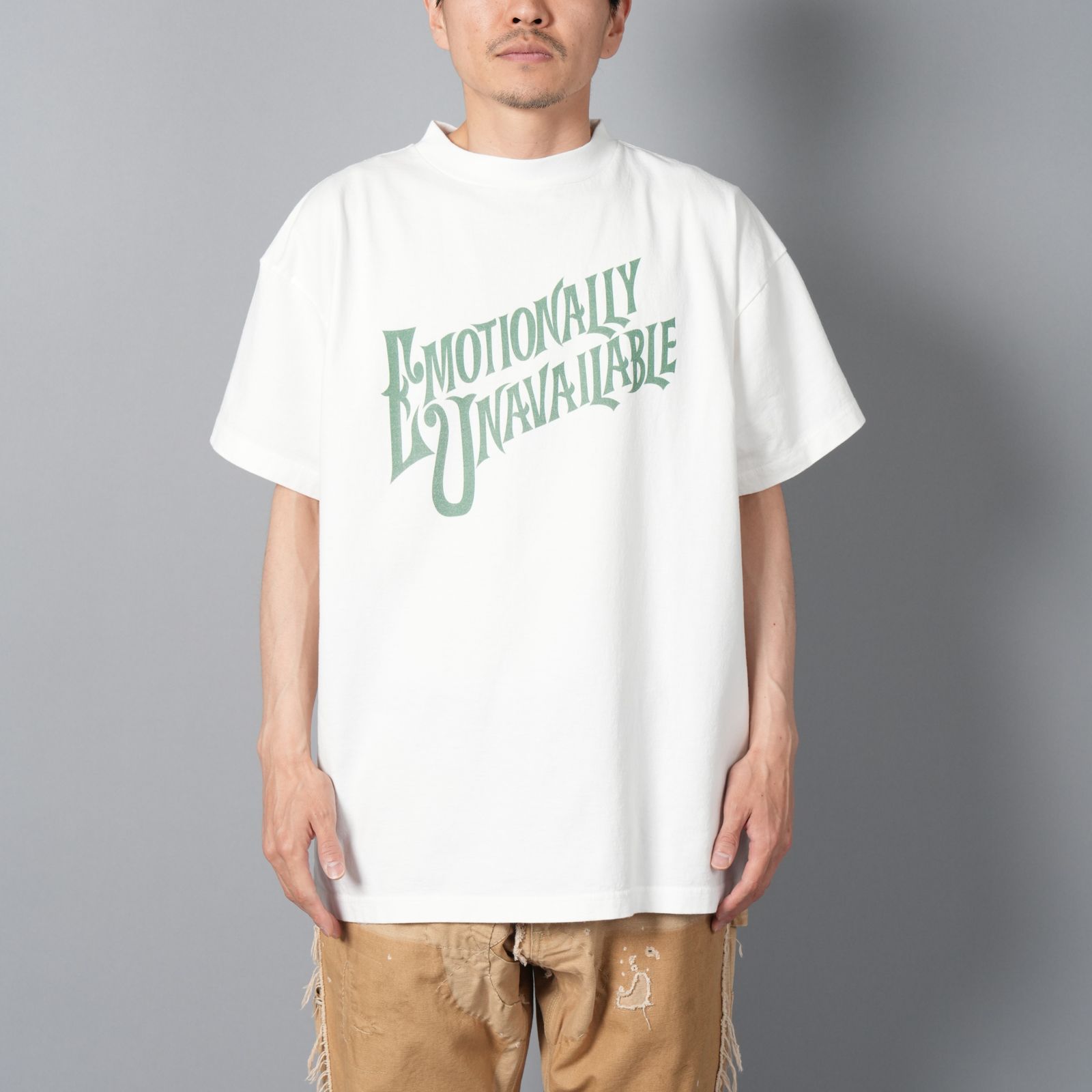 EU-HR8-0000-060 / EU LOGO NUMBER SS TEE / BLACK / Tシャツ (ホワイト)