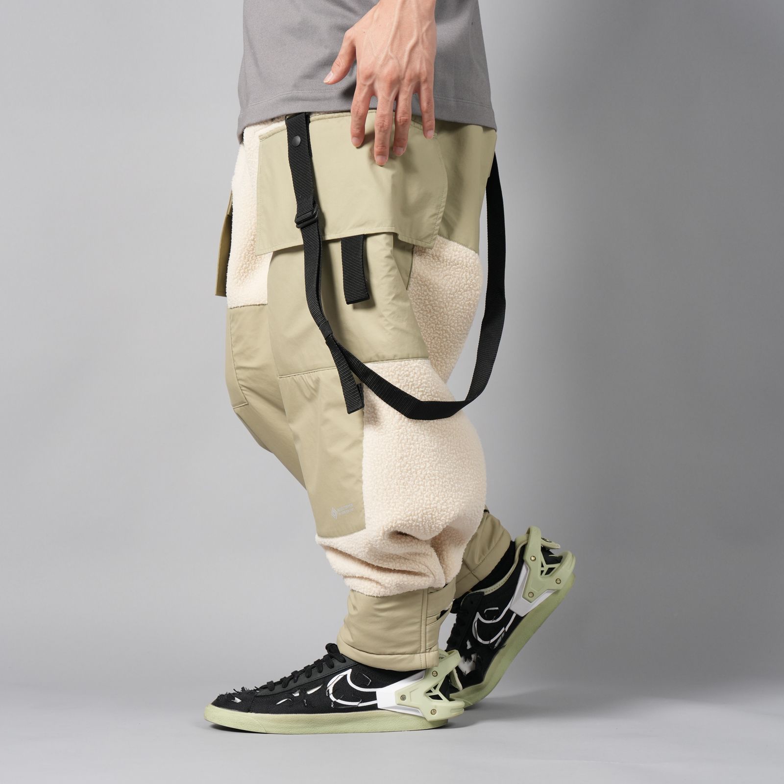 【限定】WINDSTOPPER BY GORE-TEX LABS 3L x POLARTEC  COAST GUARD TROUSERS / ゴアテックス ラボ スリーレイヤー / ナイロンパンツ [防水・防風] (ベージュ)