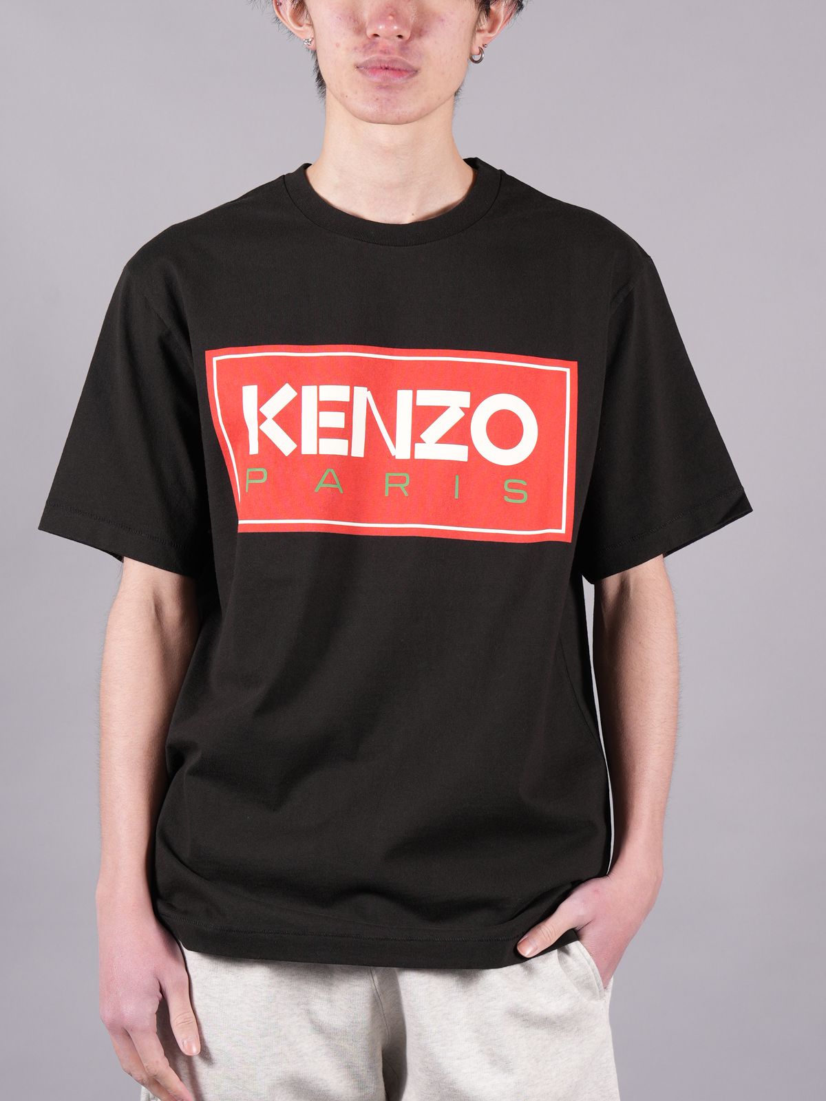 KENZO - 【ラスト1点】 Tricolor Kenzo Paris Tee / ケンゾー パリ