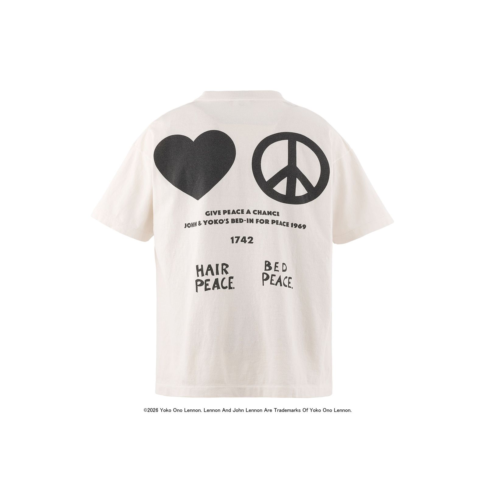 【コラボ】SM-MK8-0000-C27 / JL_SS T-SHIRT / IMAGINE PEACE / WHITE / Tシャツ(ホワイト)